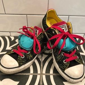Converse girls Chuck Taylor double tongue
